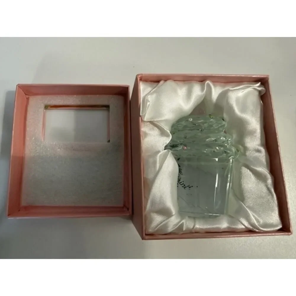 Oleg Cassini Crystal Cupcake Pastel Gems in Original Pink Box Signed